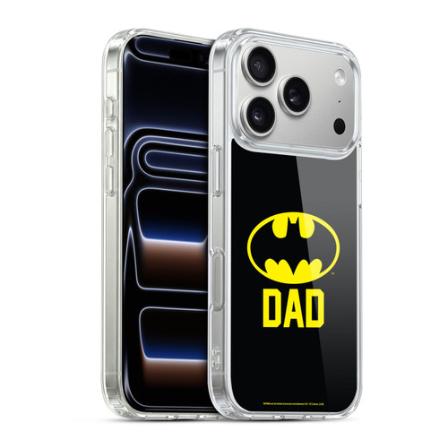 Batman DC Comics Logos Batdad Soft Gel Case for Apple iPhone 17 Pro