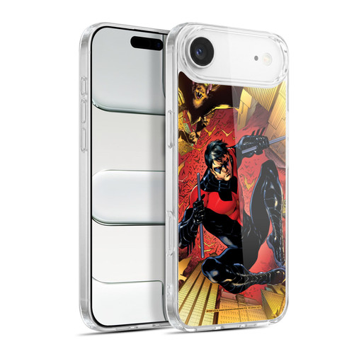 Batman DC Comics Nightwing Red Logo Suit #1 2011 Soft Gel Case for Apple iPhone 17 Air