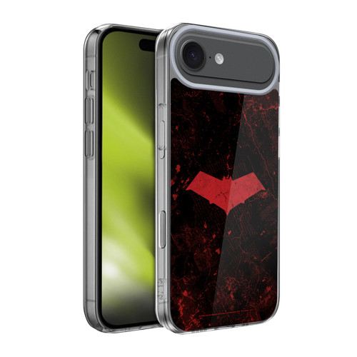 Batman DC Comics Red Hood Logo Grunge Soft Gel Case for Apple iPhone 17 Air