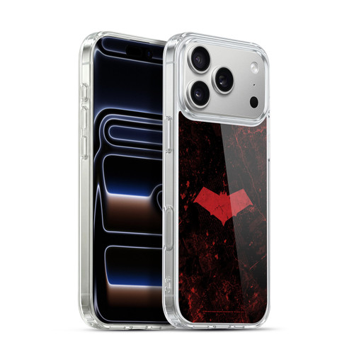 Batman DC Comics Red Hood Logo Grunge Soft Gel Case for Apple iPhone 17 Pro Max