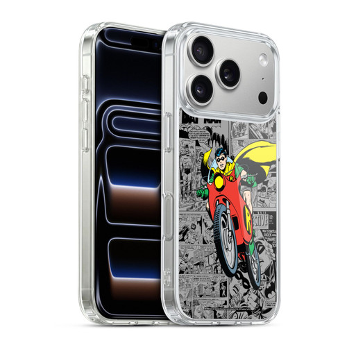 Batman DC Comics Robin Comic Book Collage Soft Gel Case for Apple iPhone 17 Pro