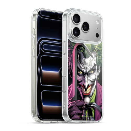 Batman DC Comics Three Jokers The Clown Soft Gel Case for Apple iPhone 17 Pro Max