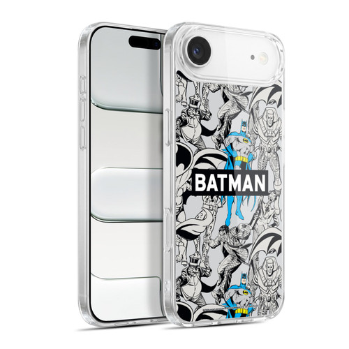 Batman DC Comics Vintage Fashion Patterns Soft Gel Case for Apple iPhone 17 Air
