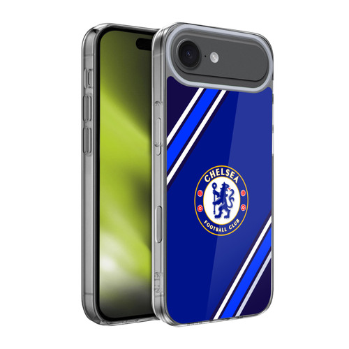 Chelsea Football Club Crest Stripes Soft Gel Case for Apple iPhone 17 Air Chelsea Football Club Crest Stripes Soft Gel Case for Apple iPhone 17 Air