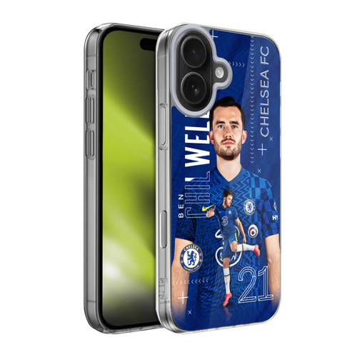 Chelsea Football Club 2021/22 First Team Ben Chilwell Soft Gel Case for Apple iPhone 17 Chelsea Football Club 2021/22 First Team Ben Chilwell Soft Gel Case for Apple iPhone 17