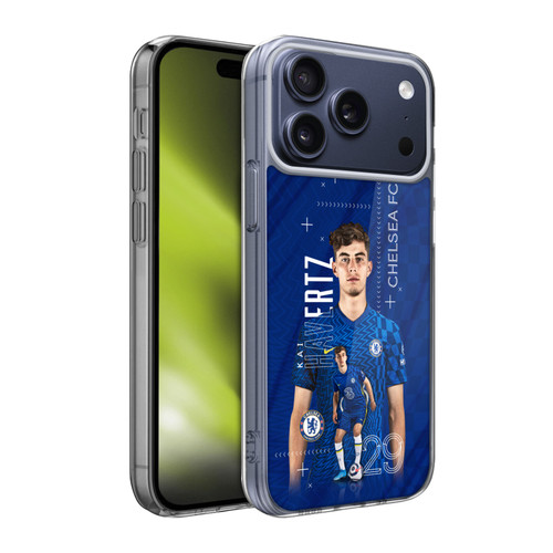 Chelsea Football Club 2021/22 First Team Kai Havertz Soft Gel Case for Apple iPhone 17 Pro Max
