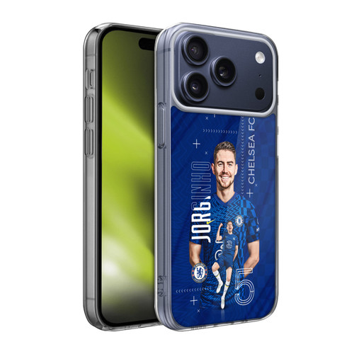 Chelsea Football Club 2021/22 First Team Jorginho Soft Gel Case for Apple iPhone 17 Pro Max