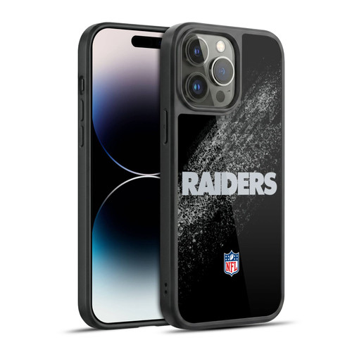 NFL Las Vegas Raiders Logo Blur Gel Armour Case For Apple iPhone 14 Pro Max
