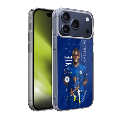Chelsea Football Club 2021/22 First Team N'Golo Kanté Soft Gel Case for Apple iPhone 17 Pro Max