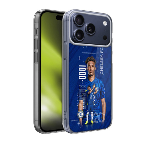 Chelsea Football Club 2021/22 First Team Callum Hudson-Odoi Soft Gel Case for Apple iPhone 17 Pro Max
