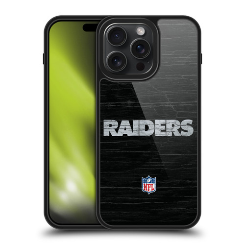 NFL Las Vegas Raiders Logo Distressed Look Gel Armour Case For Apple iPhone 15 Pro Max