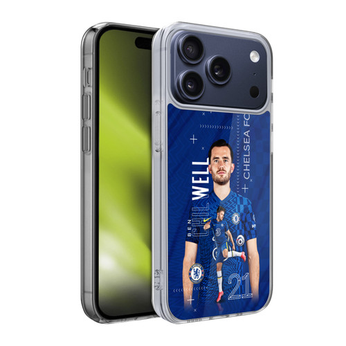 Chelsea Football Club 2021/22 First Team Ben Chilwell Soft Gel Case for Apple iPhone 17 Pro