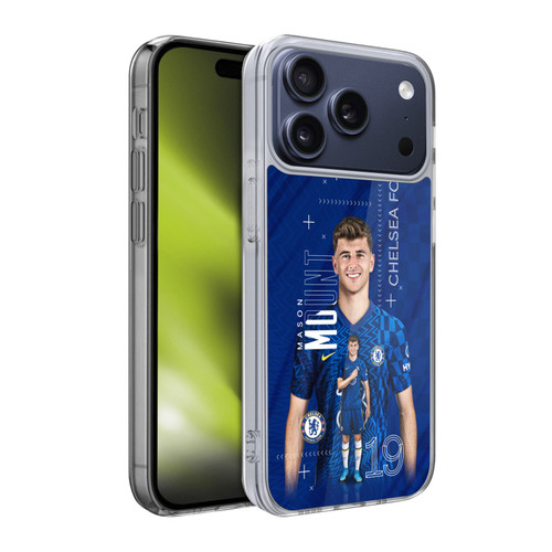 Chelsea Football Club 2021/22 First Team Mason Mount Soft Gel Case for Apple iPhone 17 Pro