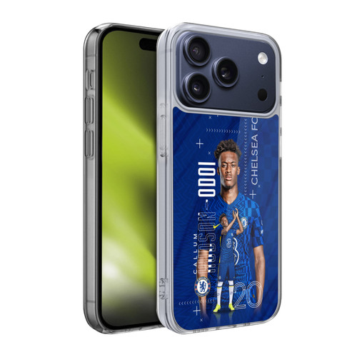 Chelsea Football Club 2021/22 First Team Callum Hudson-Odoi Soft Gel Case for Apple iPhone 17 Pro