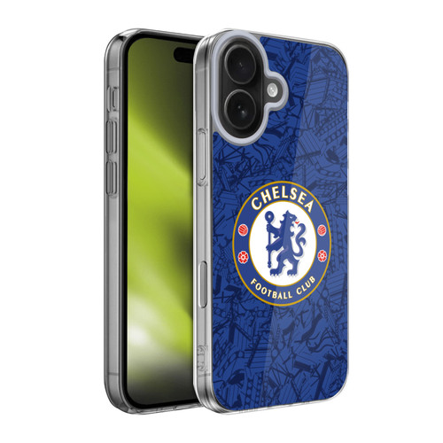 Chelsea Football Club 2019/20 Kit Home Soft Gel Case for Apple iPhone 17