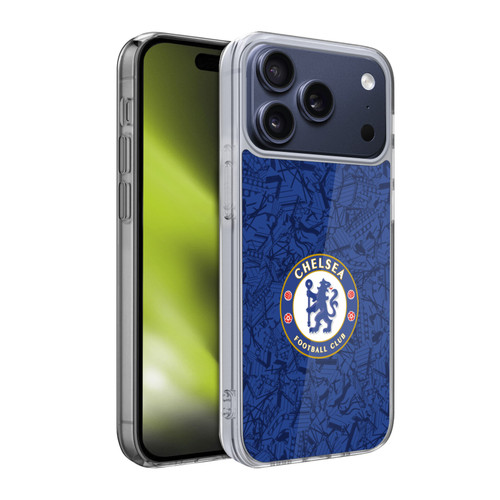 Chelsea Football Club 2019/20 Kit Home Soft Gel Case for Apple iPhone 17 Pro
