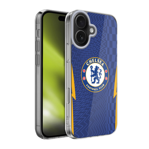 Chelsea Football Club 2021/22 Kit Home Soft Gel Case for Apple iPhone 17