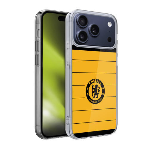 Chelsea Football Club 2021/22 Kit Away Soft Gel Case for Apple iPhone 17 Pro