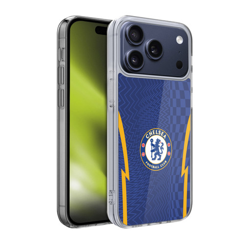 Chelsea Football Club 2021/22 Kit Home Soft Gel Case for Apple iPhone 17 Pro
