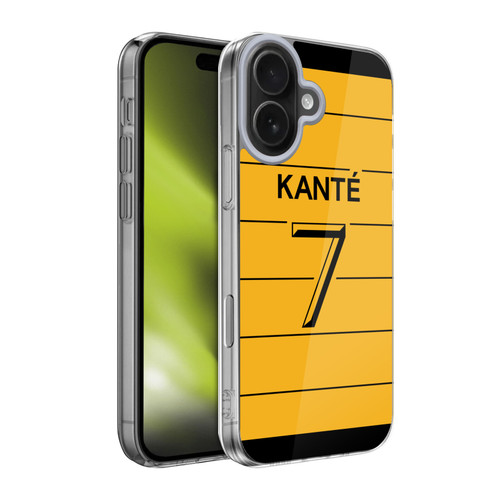 Chelsea Football Club 2021/22 Players Away Kit N'Golo Kanté Soft Gel Case for Apple iPhone 17