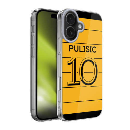 Chelsea Football Club 2021/22 Players Away Kit Christian Pulisic Soft Gel Case for Apple iPhone 17