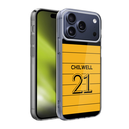 Chelsea Football Club 2021/22 Players Away Kit Ben Chilwell Soft Gel Case for Apple iPhone 17 Pro Max