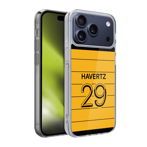 Chelsea Football Club 2021/22 Players Away Kit Kai Havertz Soft Gel Case for Apple iPhone 17 Pro