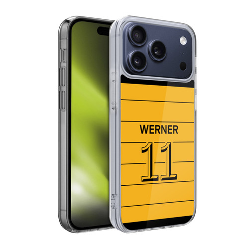 Chelsea Football Club 2021/22 Players Away Kit Timo Werner Soft Gel Case for Apple iPhone 17 Pro