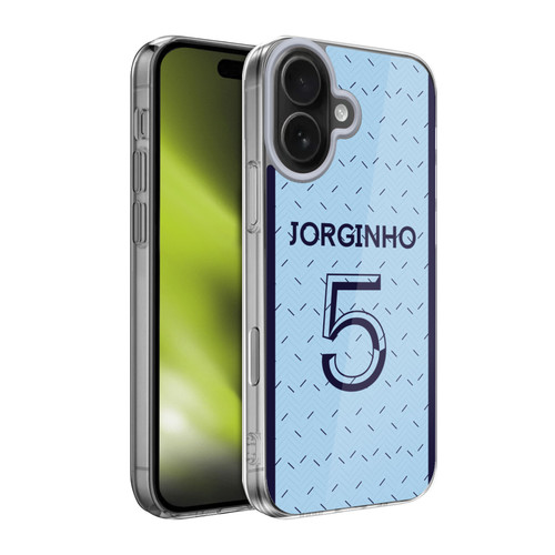 Chelsea Football Club 2020/21 Players Away Kit Group 1 Jorginho Soft Gel Case for Apple iPhone 17