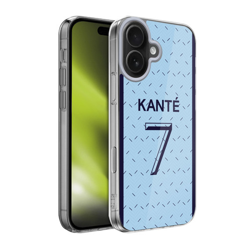 Chelsea Football Club 2020/21 Players Away Kit Group 1 N'Golo Kanté Soft Gel Case for Apple iPhone 17
