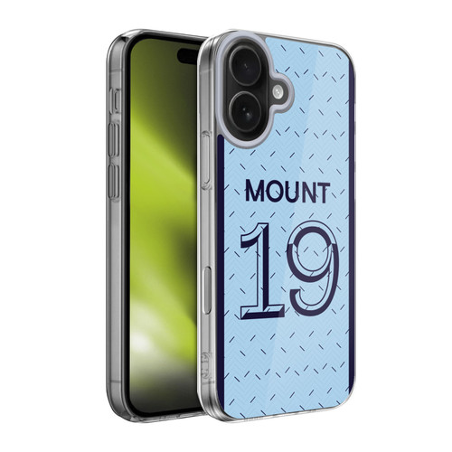 Chelsea Football Club 2020/21 Players Away Kit Group 1 Mason Mount Soft Gel Case for Apple iPhone 17