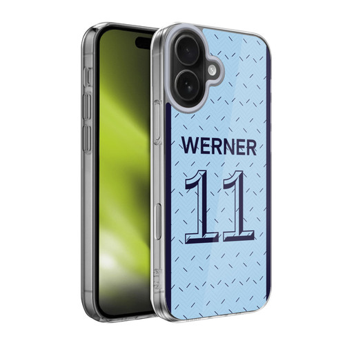 Chelsea Football Club 2020/21 Players Away Kit Group 1 Timo Werner Soft Gel Case for Apple iPhone 17