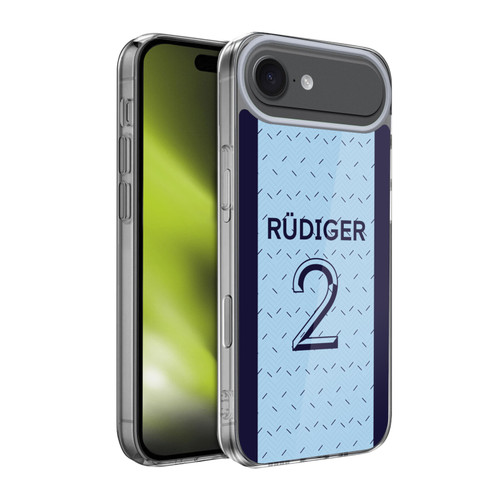 Chelsea Football Club 2020/21 Players Away Kit Group 1 Antonio Rüdiger Soft Gel Case for Apple iPhone 17 Air