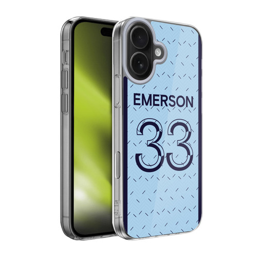 Chelsea Football Club 2020/21 Players Away Kit Group 2 Emerson Soft Gel Case for Apple iPhone 17 Chelsea Football Club 2020/21 Players Away Kit Group 2 Emerson Soft Gel Case for Apple iPhone 17