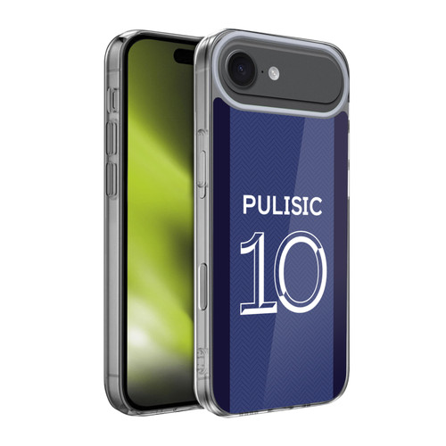 Chelsea Football Club 2020/21 Players Home Kit Group 1 Christian Pulisic Soft Gel Case for Apple iPhone 17 Air