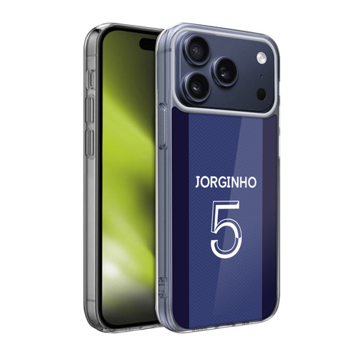 Chelsea Football Club 2020/21 Players Home Kit Group 1 Jorginho Soft Gel Case for Apple iPhone 17 Pro Max