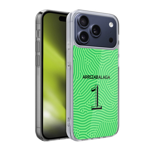Chelsea Football Club 2020/21 Players Home Kit Group 1 Kepa Soft Gel Case for Apple iPhone 17 Pro