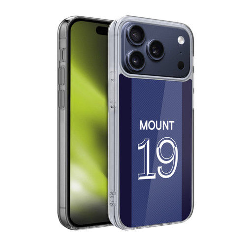 Chelsea Football Club 2020/21 Players Home Kit Group 1 Mason Mount Soft Gel Case for Apple iPhone 17 Pro