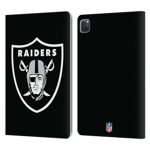 NFL Las Vegas Raiders Logo Plain Leather Book Wallet Case Cover For Apple iPad Pro 11 2020 / 2021 / 2022 NFL Las Vegas Raiders Logo Plain Leather Book Wallet Case Cover For Apple iPad Pro 11 2020 / 2021 / 2022