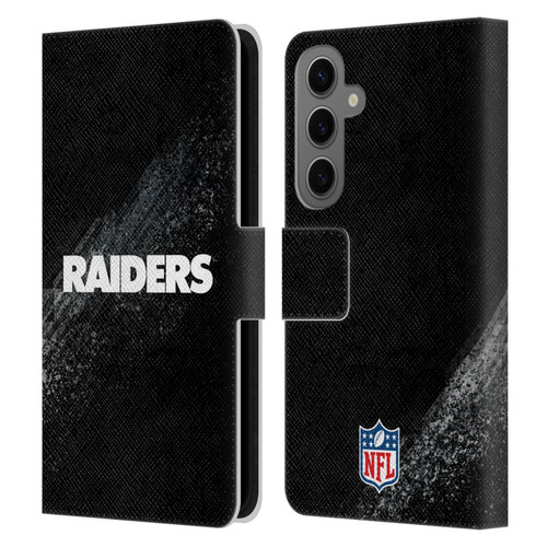 NFL Las Vegas Raiders Logo Blur Leather Book Wallet Case Cover For Samsung Galaxy S25 NFL Las Vegas Raiders Logo Blur Leather Book Wallet Case Cover For Samsung Galaxy S25