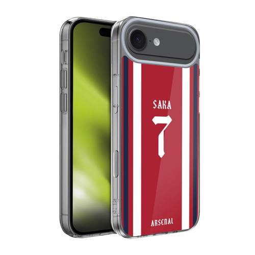 Arsenal FC 2021/22 Players Home Kit Bukayo Saka Soft Gel Case for Apple iPhone 17 Air