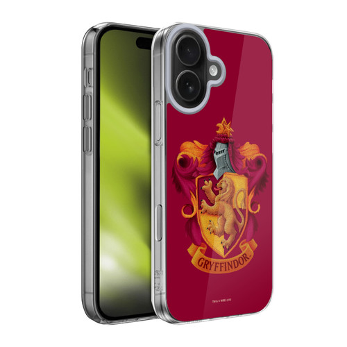 Harry Potter Chamber Of Secrets I Gryffindor Crest Soft Gel Case for Apple iPhone 17