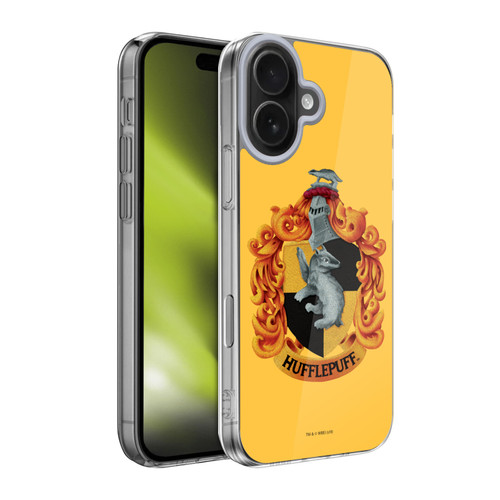 Harry Potter Chamber Of Secrets I Hufflepuff Crest Soft Gel Case for Apple iPhone 17
