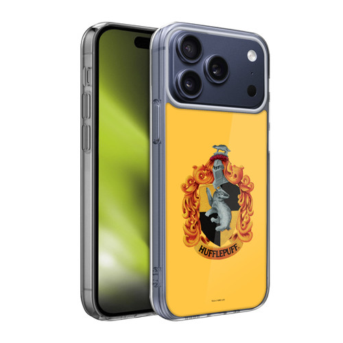 Harry Potter Chamber Of Secrets I Hufflepuff Crest Soft Gel Case for Apple iPhone 17 Pro Max
