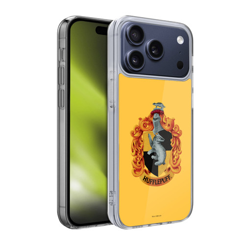 Harry Potter Chamber Of Secrets I Hufflepuff Crest Soft Gel Case for Apple iPhone 17 Pro