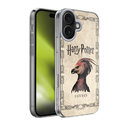 Harry Potter Chamber Of Secrets II Fawkes Phoenix Creature Soft Gel Case for Apple iPhone 17