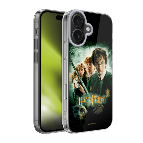Harry Potter Chamber Of Secrets III Movie Poster Soft Gel Case for Apple iPhone 17