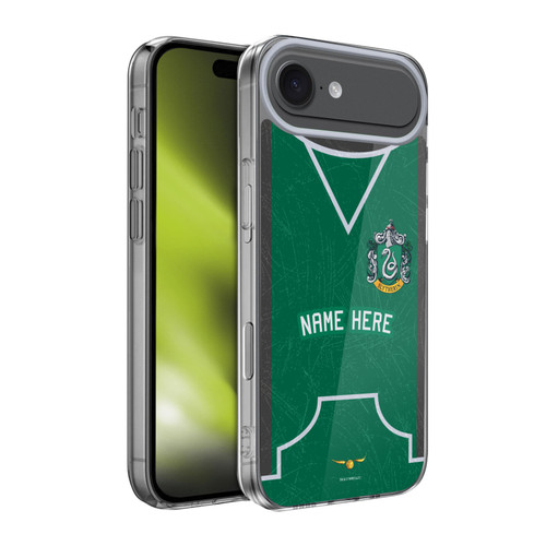 Custom Customised Personalised Harry Potter Deathly Hallows XL Slytherin Soft Gel Case for Apple iPhone 17 Air