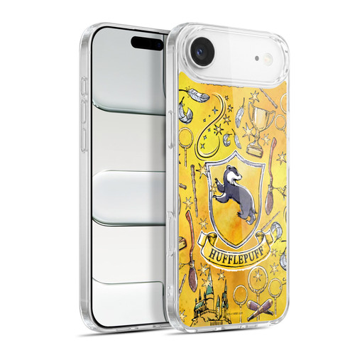 Harry Potter Deathly Hallows XIII Hufflepuff Pattern Soft Gel Case for Apple iPhone 17 Air