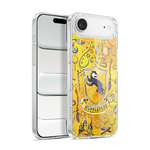 Harry Potter Deathly Hallows XIII Hufflepuff Pattern Soft Gel Case for Apple iPhone 17 Air